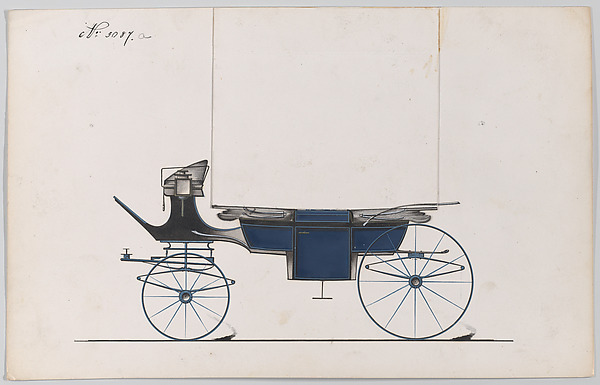 Brewster & Co., Design for Landau, No. 3087a