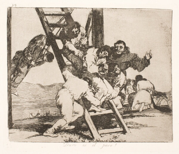 Francisco de Goya, Den tunge gang (14)