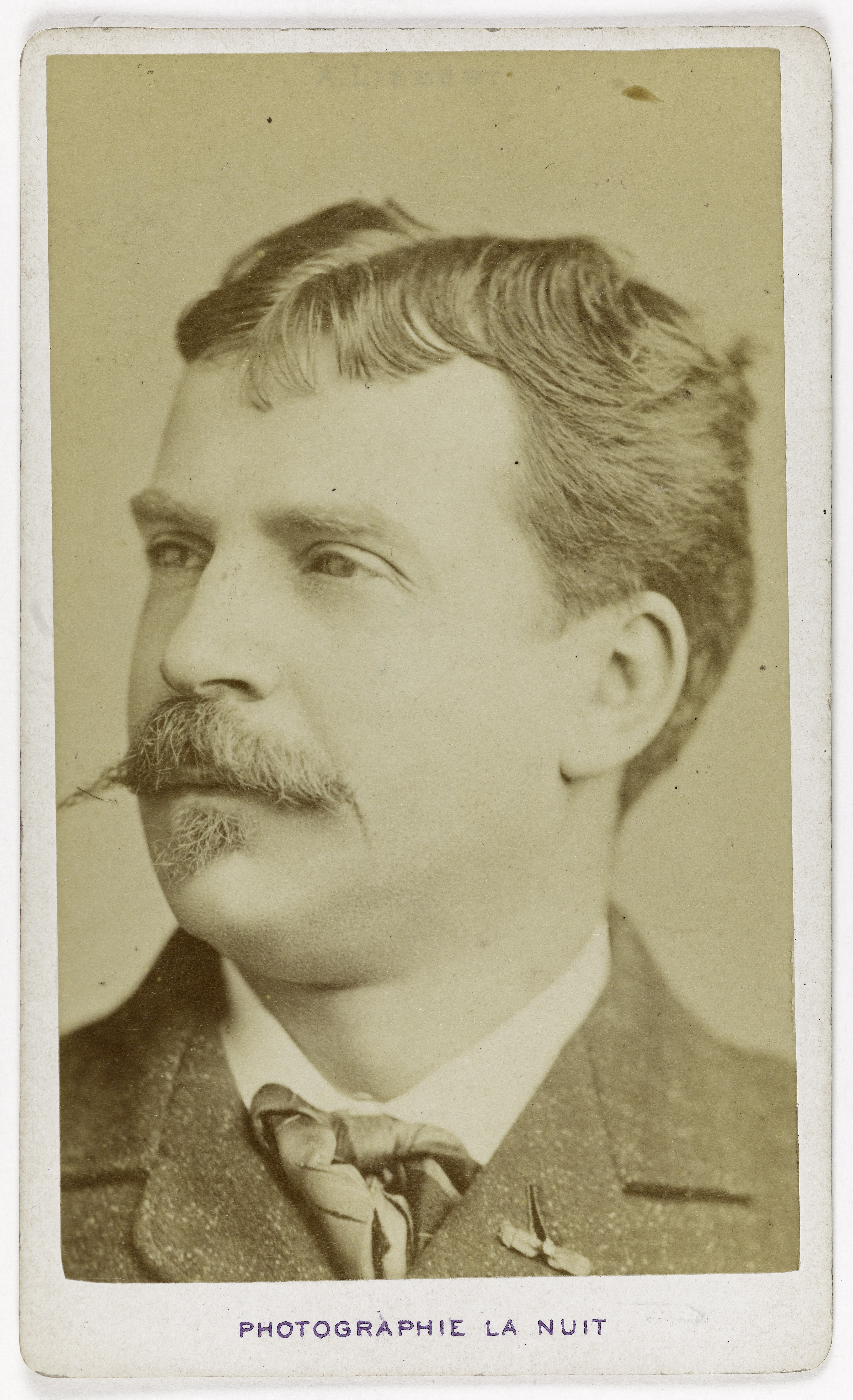 Alphonse Liébert, Portrait de Léon Melchisédec (1843-1925), baryton et professeur au Conservatoire.