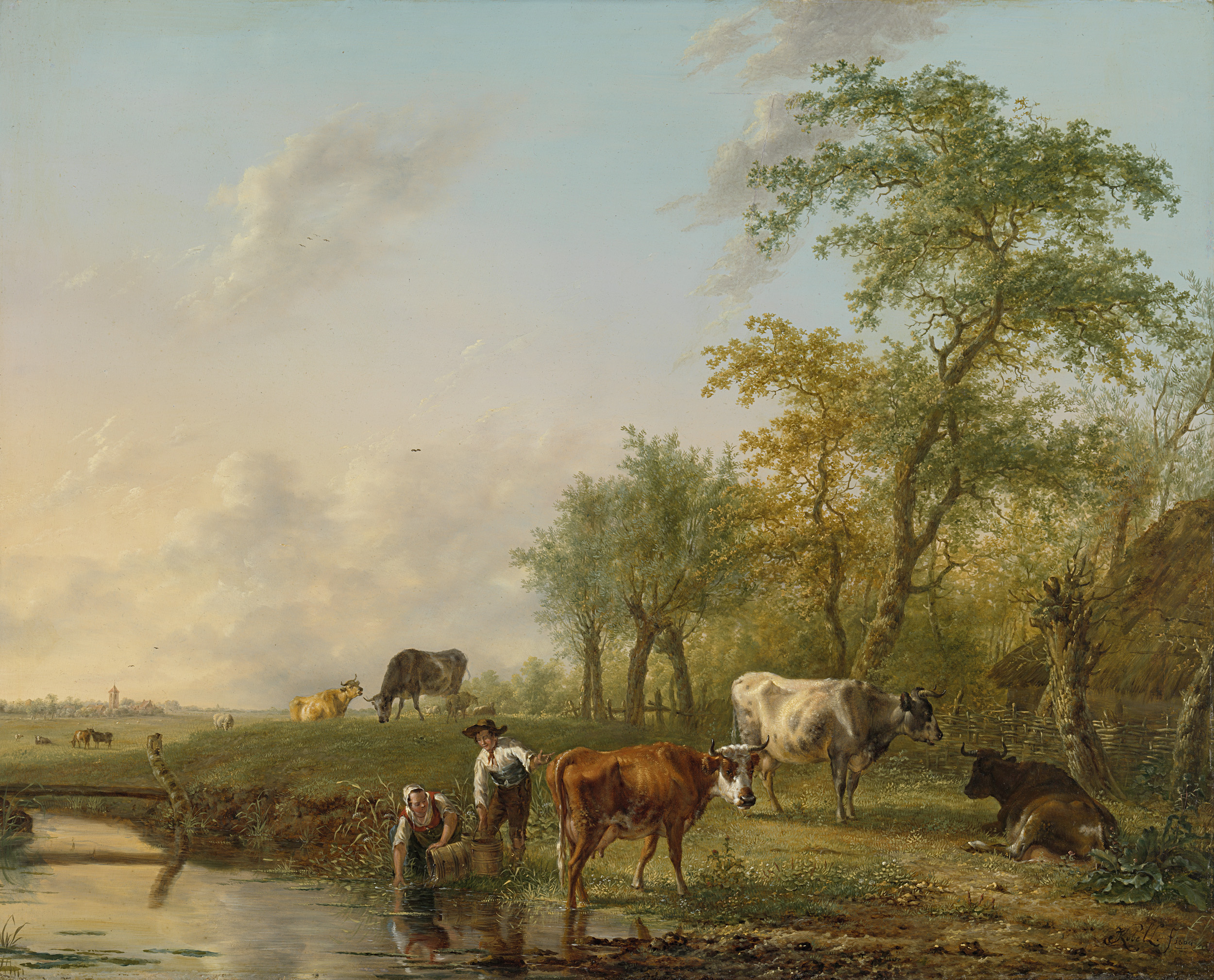 Jan Kobell II, Landscape with Cows