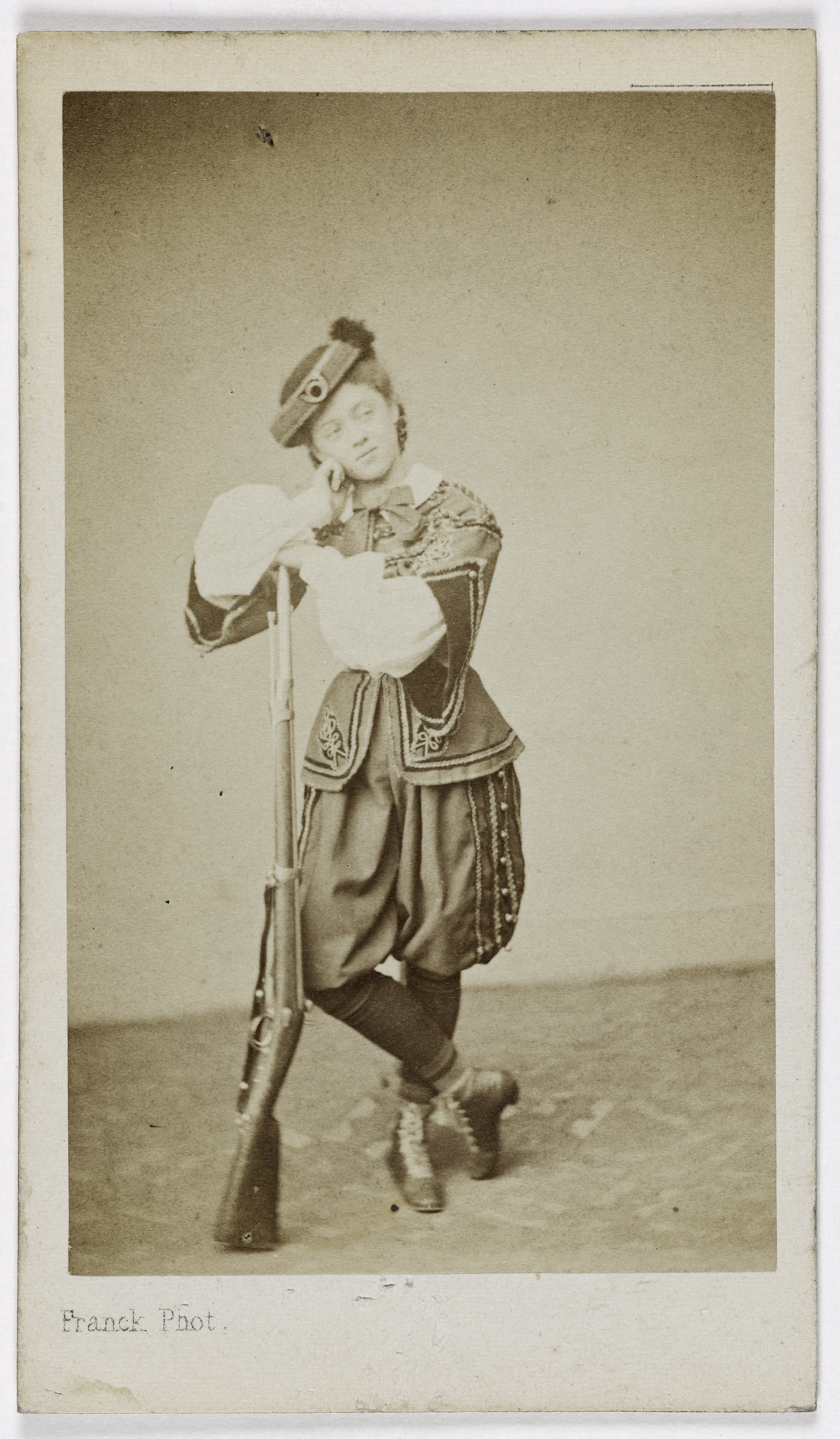 Franck, Portrait de Dutertre (actrice au théâtre des Variétés)