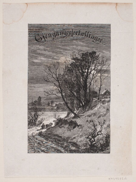 F. Hendriksen, Omslag til Vilhelm Bergsøe, "Gjengangerfortællinger"