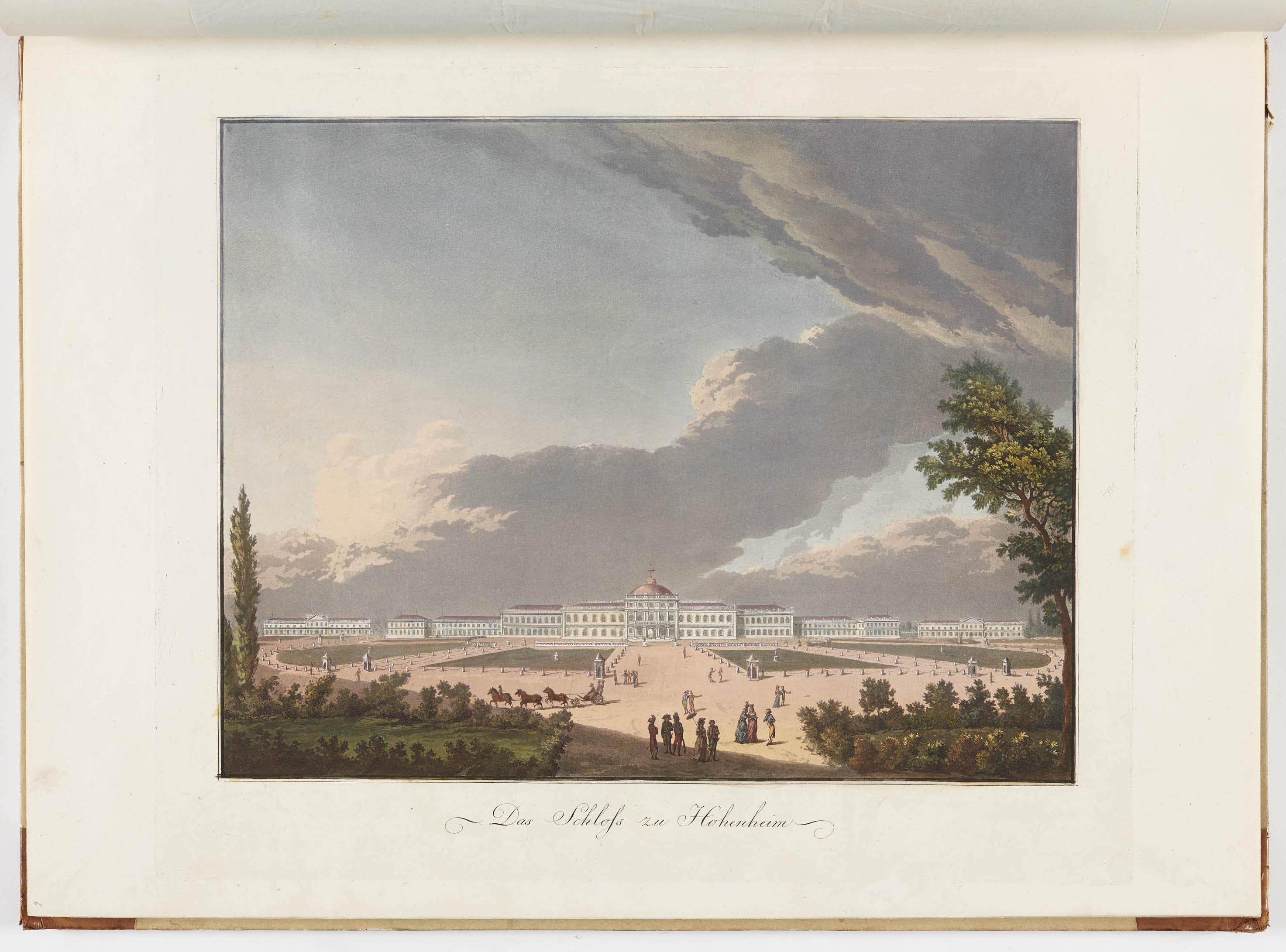 Johann Friedrich Frauenholz, "Das Schloß zu Hohenheim"