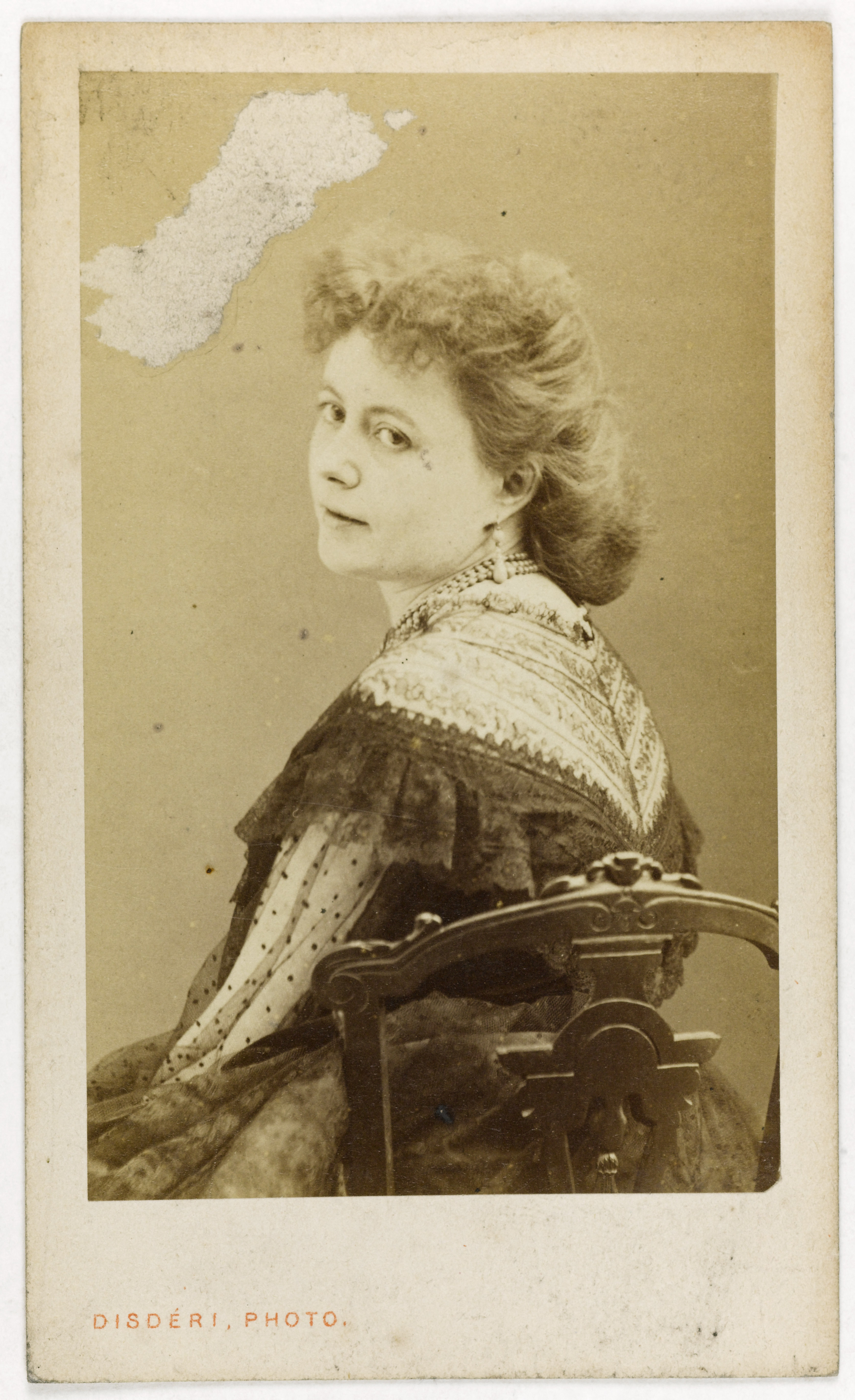 André-Adolphe-Eugène Disdéri, Portrait de Valker, actrice ?