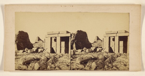 Francis Frith, [The Temple at Sanmet. Ethiopia.]