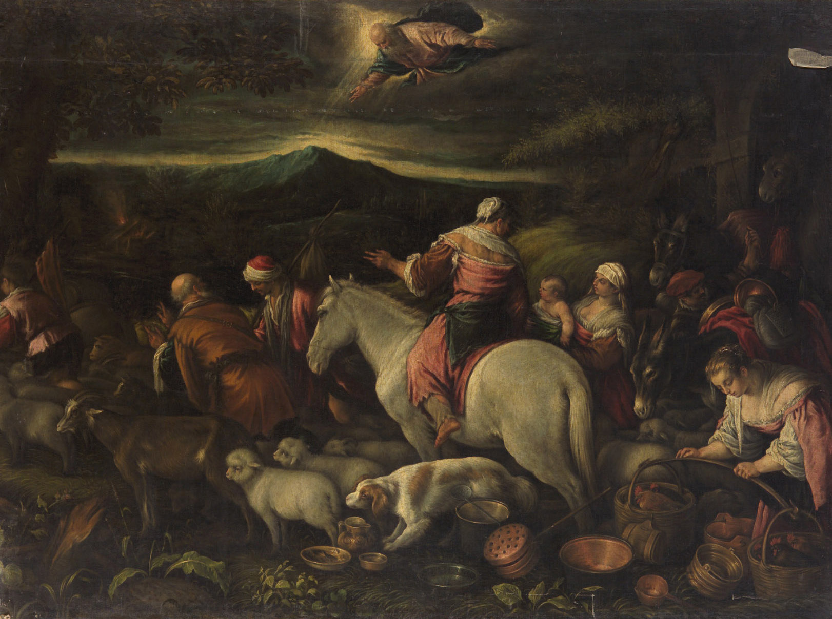 Leandro Bassano, Aufbruch Abrahams ins gelobte Land