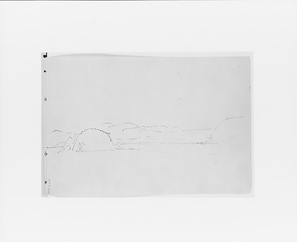William Trost Richards, Cape Flattery Landscape (from Sketchbook X)