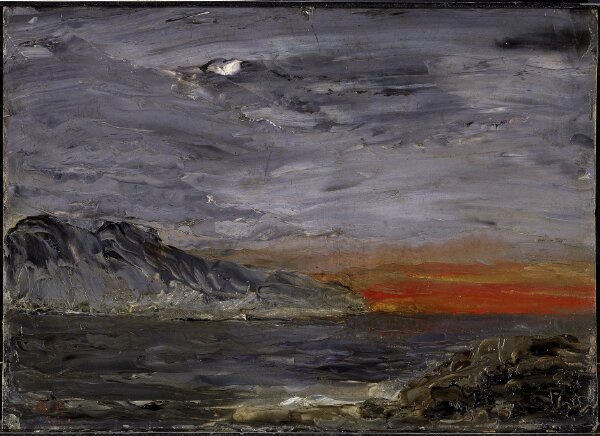 August Strindberg, Solnedgång