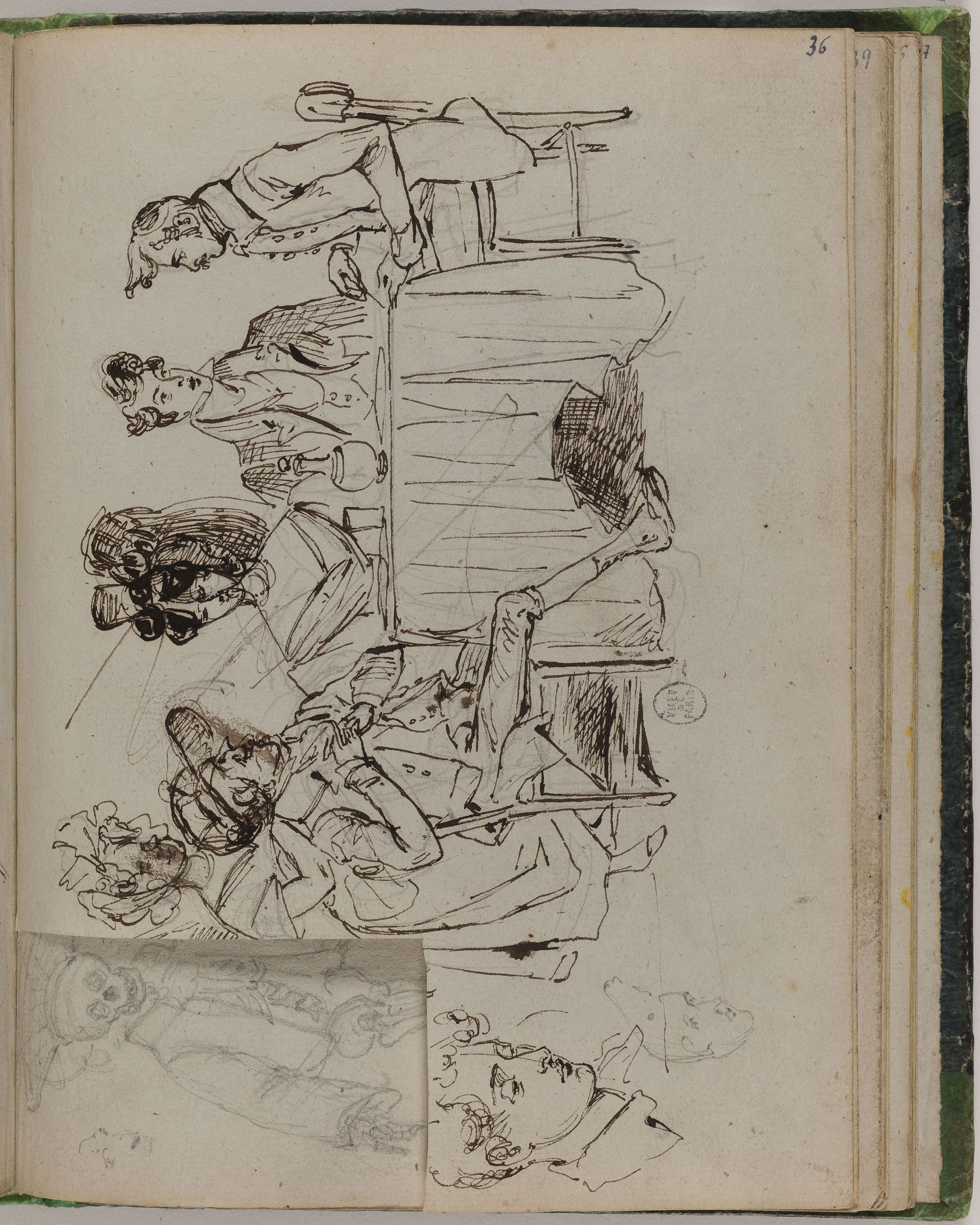 Grandville, Repas.