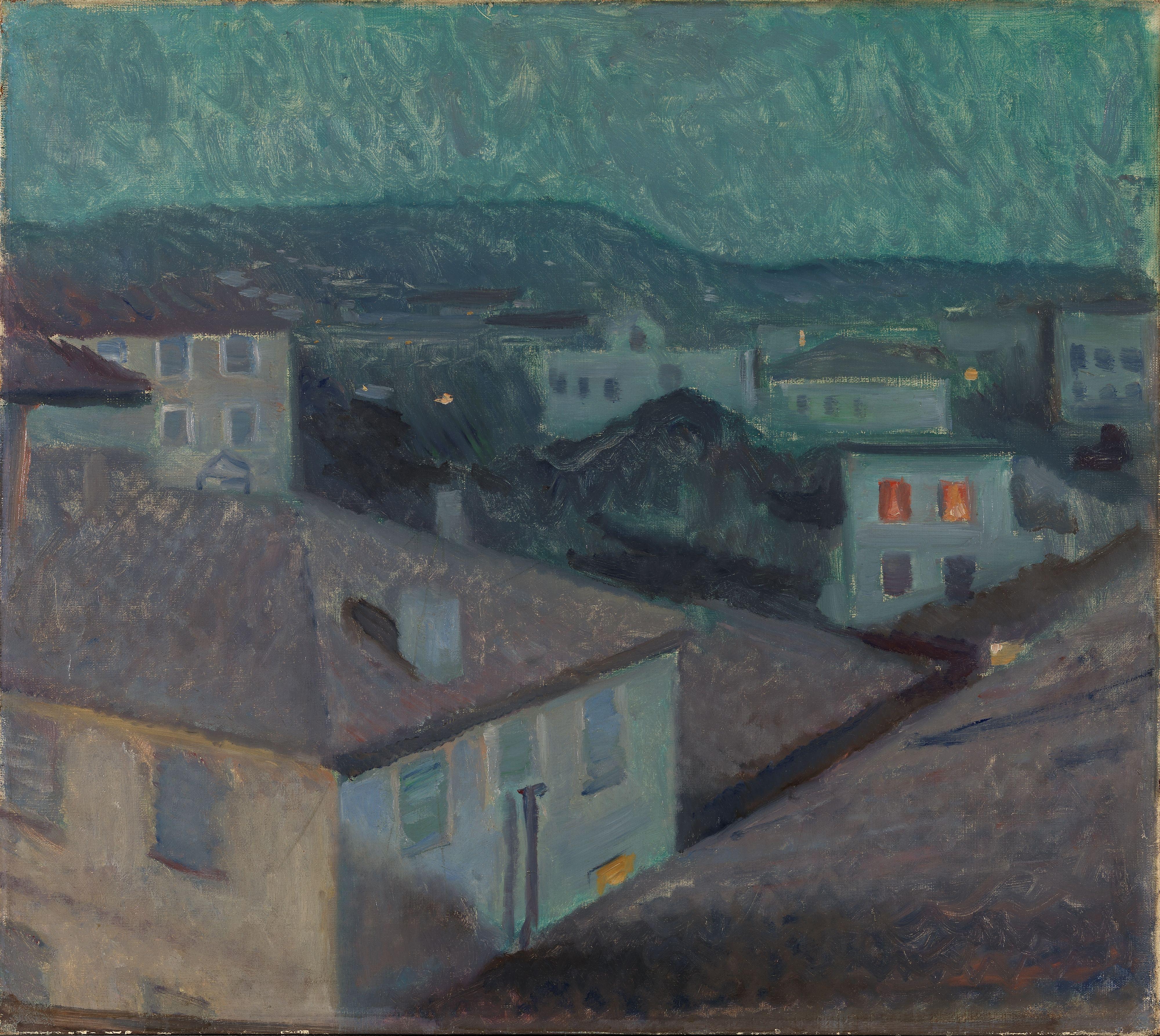 Edvard Munch, Night in Nice