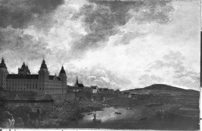 Ferdinand Kobell, Das Aschaffenburger Schloss von Norden (Aschaffenburger Zyklus)
