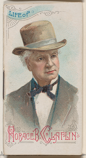 W. Duke, Sons & Co., Life of Horace B. Claflin, from the Histories of Poor Boys and Famous People series of booklets (N79) for Duke brand cigarettes