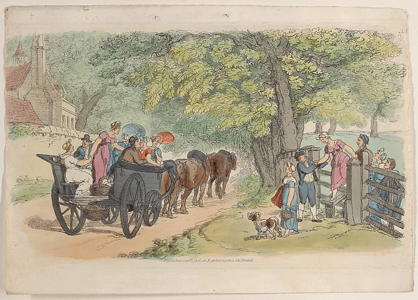 Thomas Rowlandson, Plate 33, from "World in Miniature"