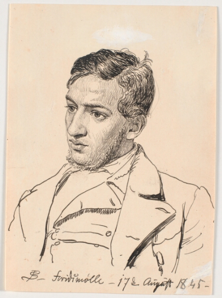 P.C. Skovgaard, Portræt af maleren Carlo Dalgas