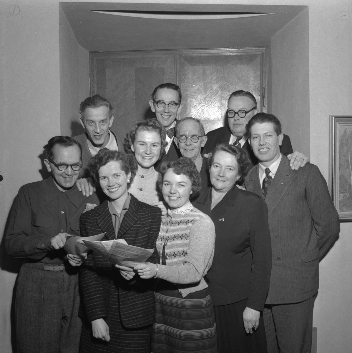 Örebro Kuriren, The IOGT Choir on Radio. January 27, 1956.