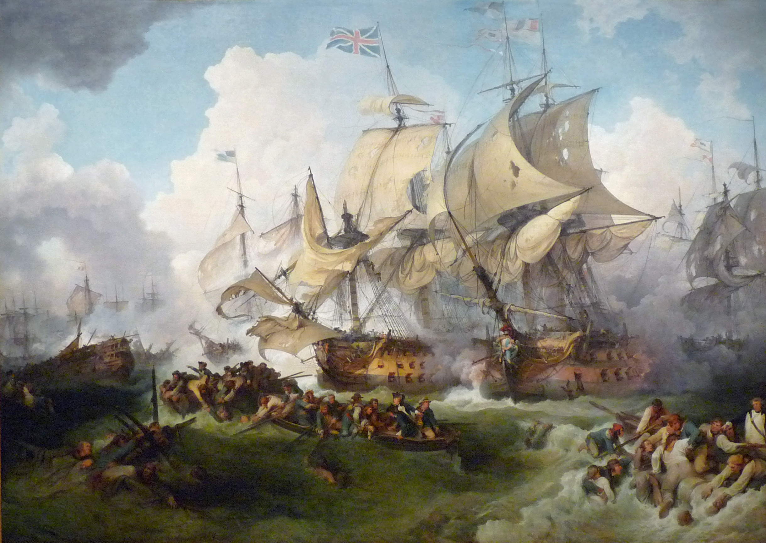 Philip James de Loutherbourg, Lord Howe's action, or the Glorious First of June