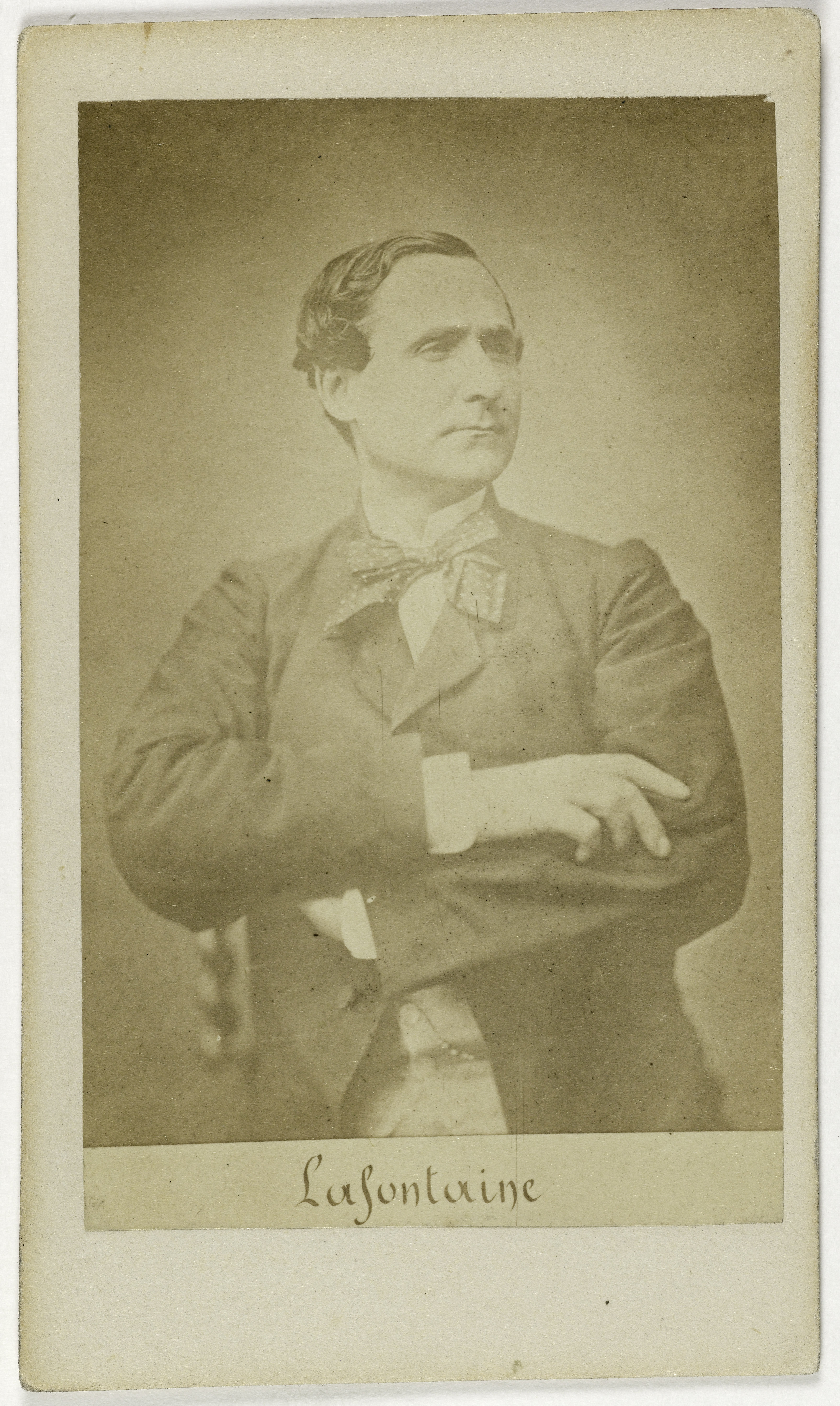 Anonyme, Portrait d'Henri Thomas Lafontaine (1826-1898), (acteur)