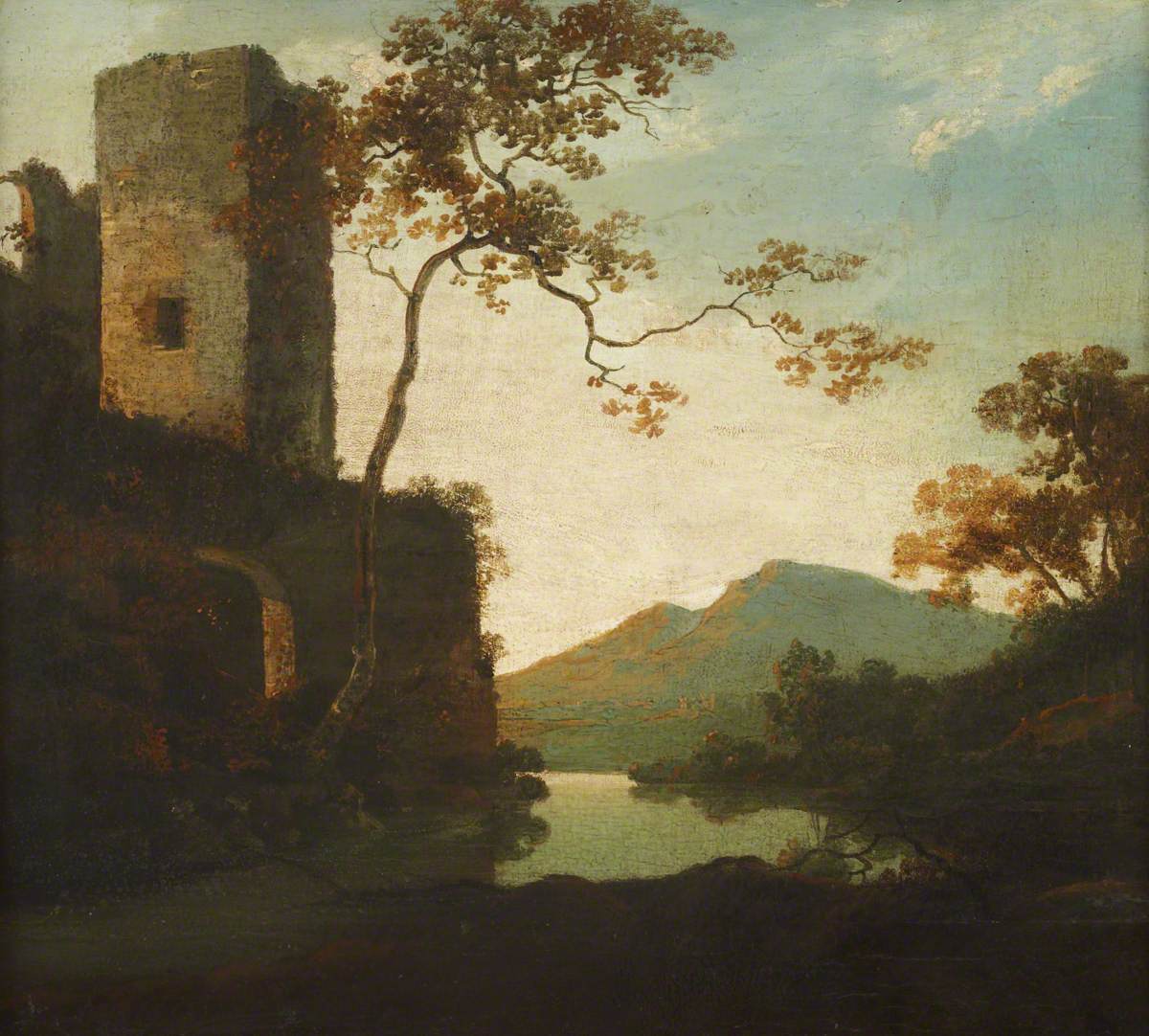 Richard Wilson, Classical Landscape with a Tower