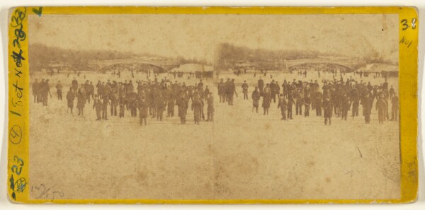 Edward and Henry T. Anthony & Co., Central Park. Skating Scene in Central Park, Winter 1866.
