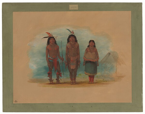 George Catlin, Three Taruma Indians