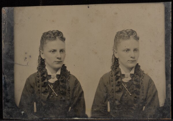 Jacob Byerly, [Double portrait of a young woman]