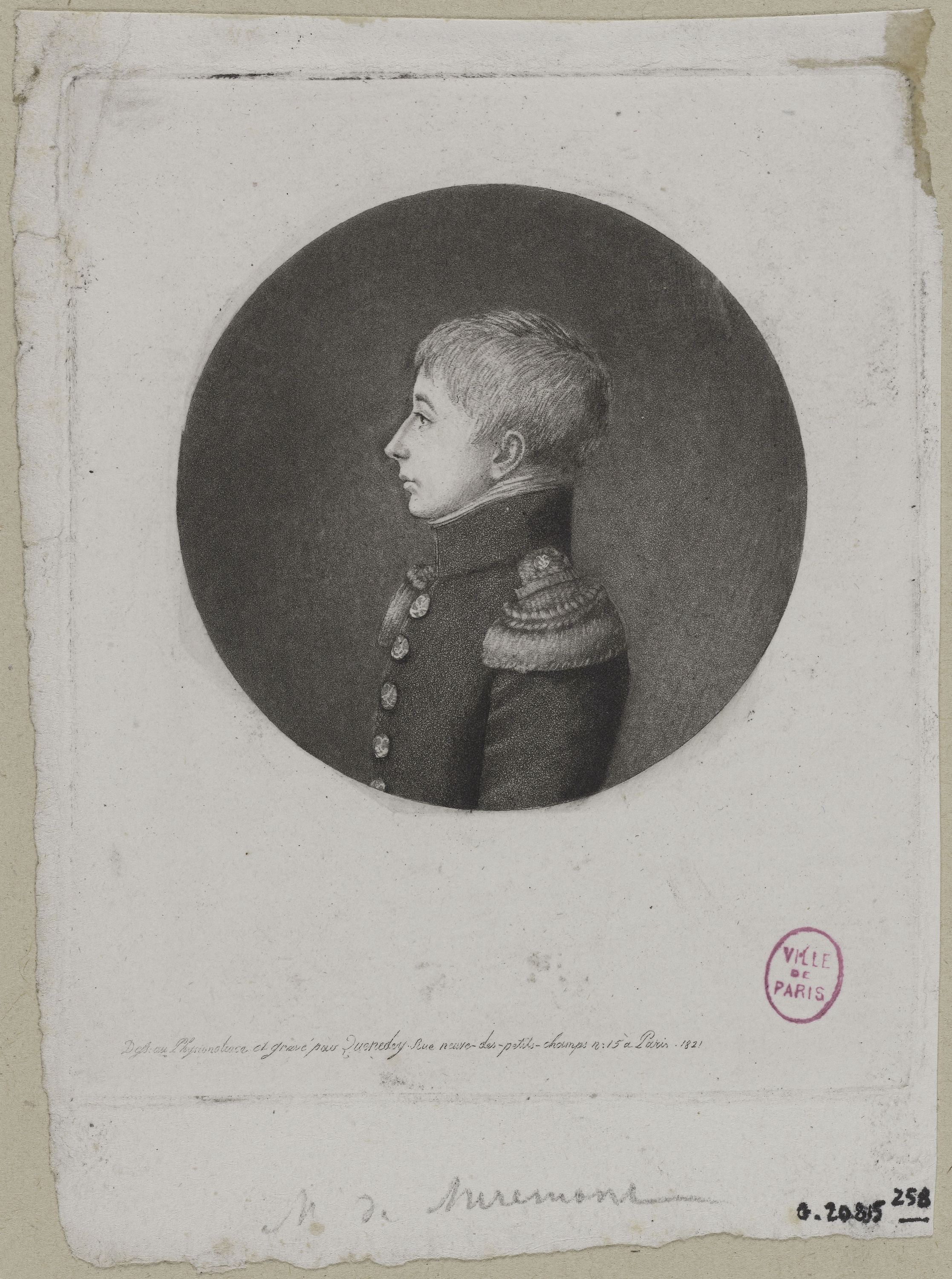 Edmé Quenedey, Portrait de Monsieur de Miremont