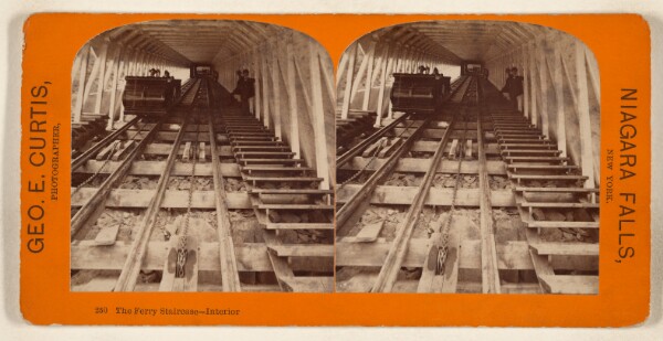 George E. Curtis, The Ferry Staircase - Interior [Niagara Falls, New York]