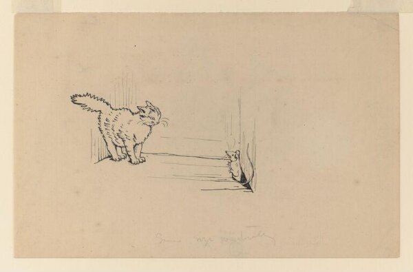 Potter, Beatrix, Tom Kitten confronting a rat