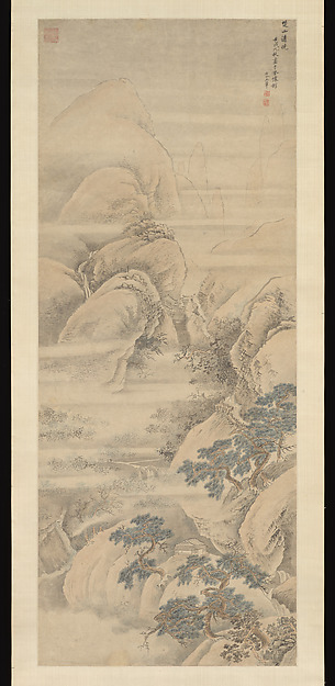 Unidentified artist, Snowscape