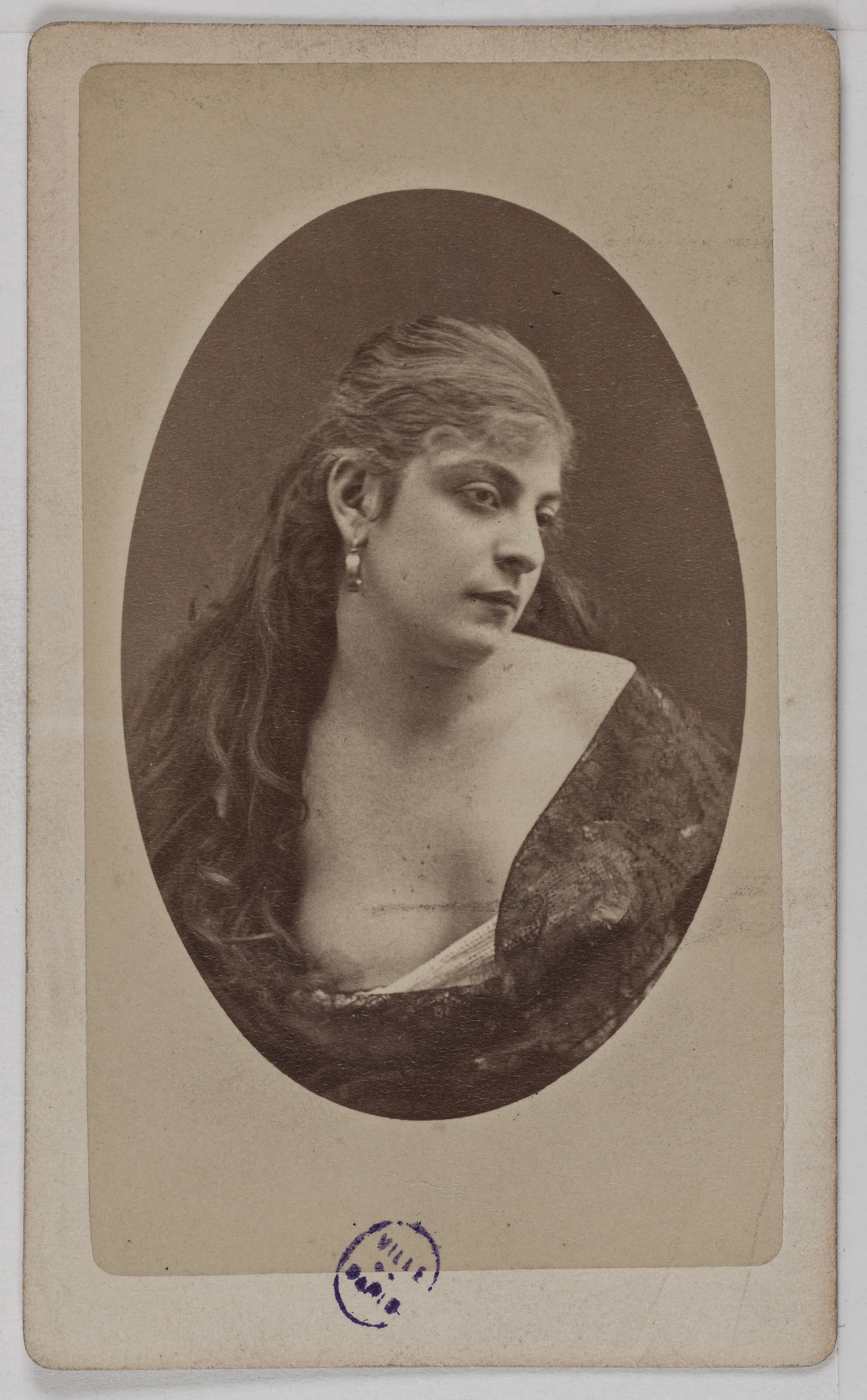 Anonyme, Portrait de Marcelle, (actrice)