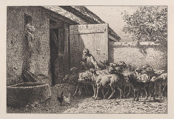 Charles Jacque, Sheep's Pen
