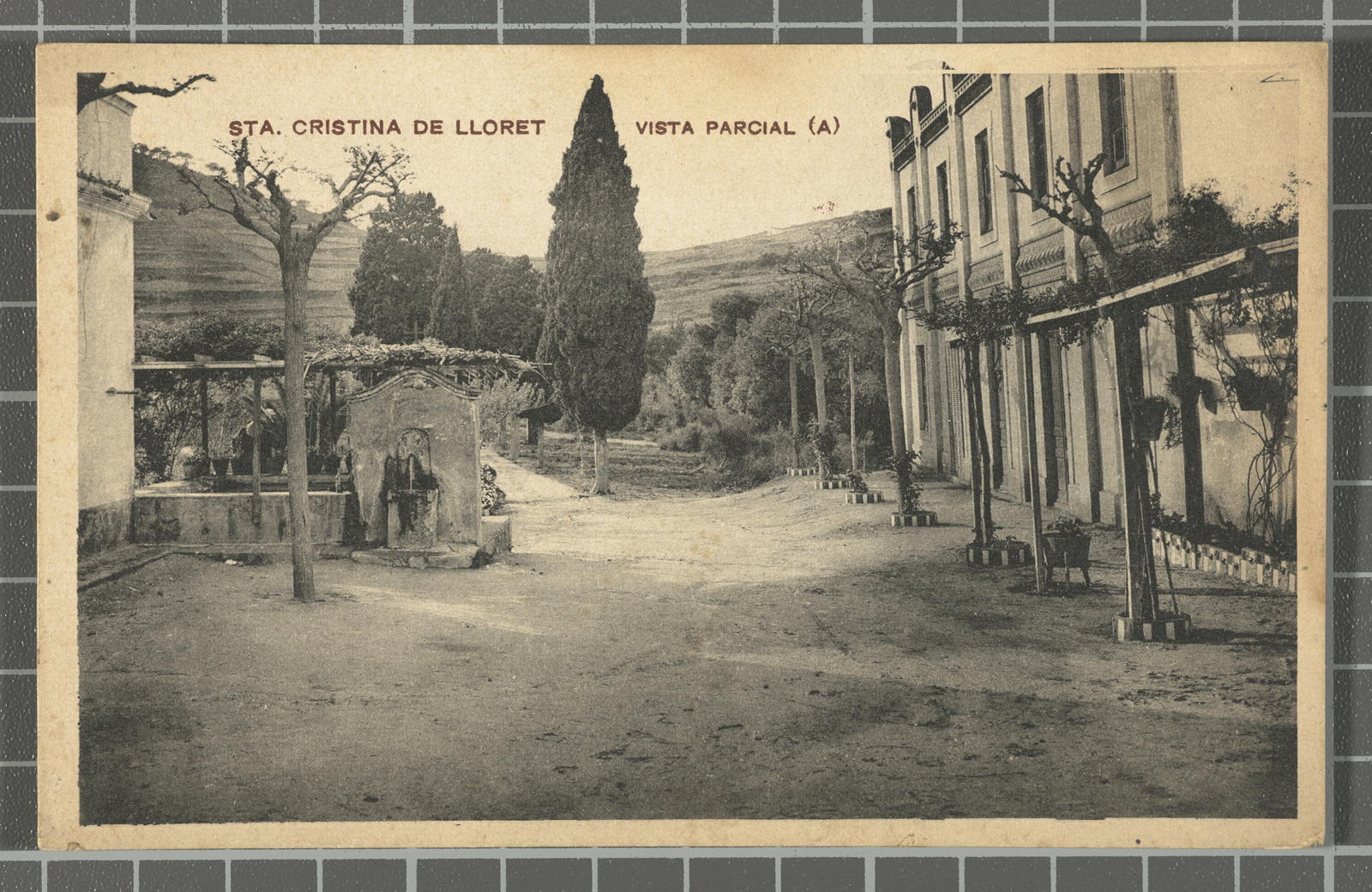 Desconegut, Sta. Cristina de Lloret. Vista parcial (A)
