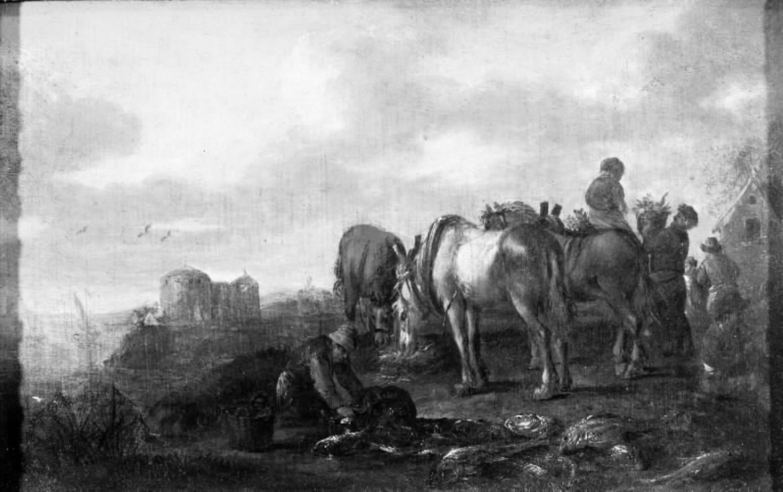 Johannes Lingelbach, En strandbred