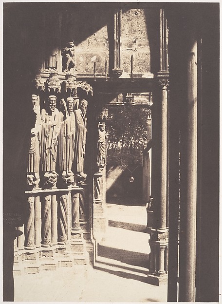 Charles Marville, [South Portal, Chartres Cathedral]
