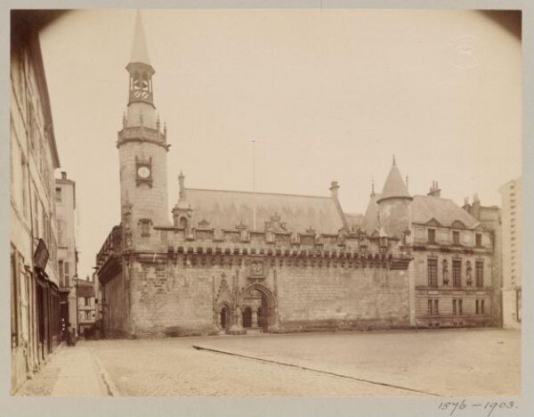 Atget, Jean-Eugène-Auguste, Town hall, La Rochelle, France