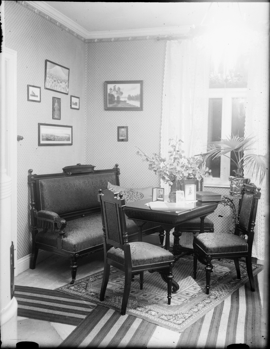 Skötsner-Edhlund, Bostadsinteriör - Edhlunds hem, Östhammar, Uppland