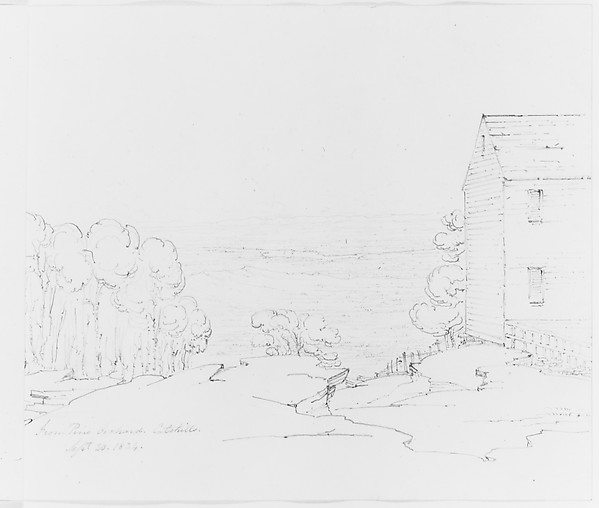 John William Casilear, From Pine Orchard, Catskills (from Sketchbook)