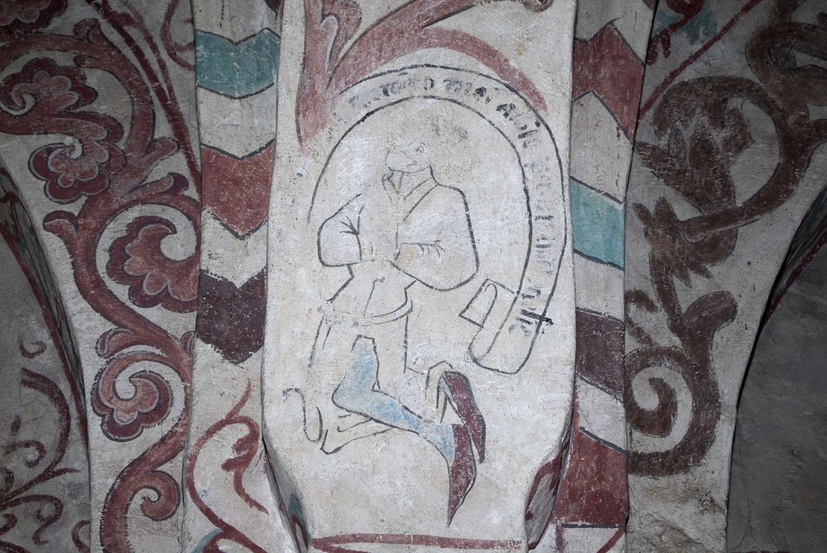 Bengt Backlund, Lime Painting in Lids Church, Södermanland 2009