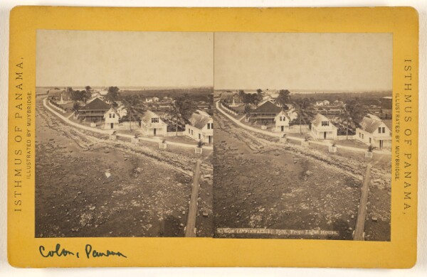 Eadweard J. Muybridge, Colon (Aspinwall.) From Light House.