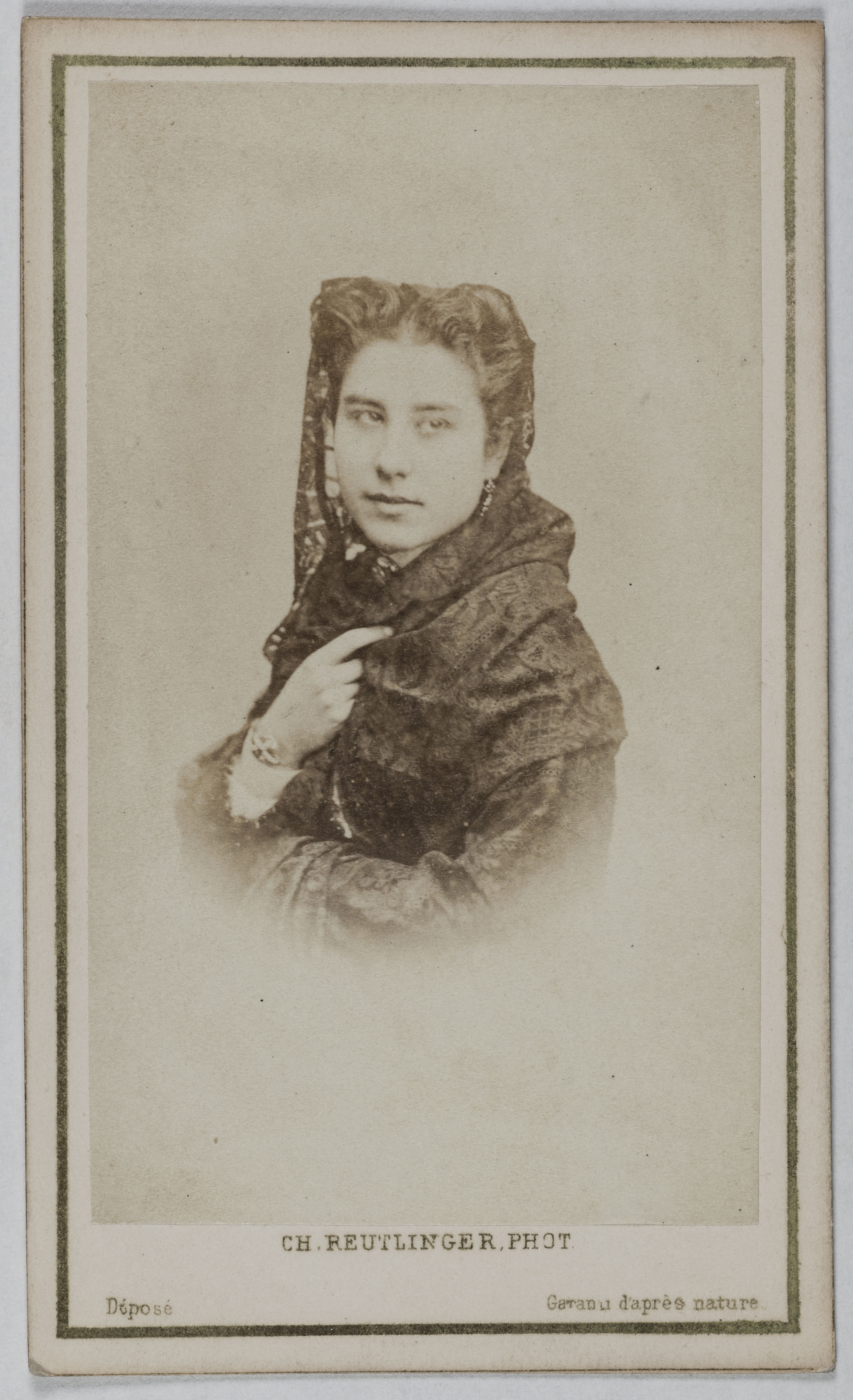 Charles Reutlinger, Portrait de Marie Fracuzzi ou Iracurpy ?