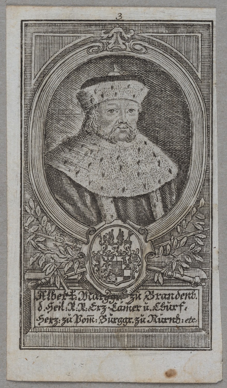 Johann Georg Wolffgang, Albrecht "Achilles", Kurfürst von Brandenburg (1414–1486, reg. 1440–1486)