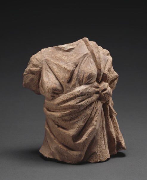 Unknown, Fragment of a Female Figure from a Funerary Building
