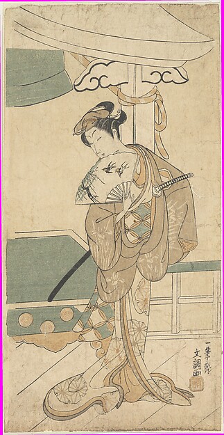 Ippitsusai Bunchō, The Actor Ichikawa Uzayemon IX 1724–1785 in a Female Role