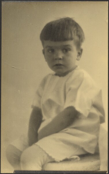 Louis Fleckenstein, [Portrait of a Child in White]