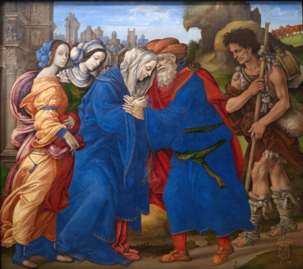 Filippino Lippi, Joakim og Annas gensyn uden for Jerusalems Gyldne Port