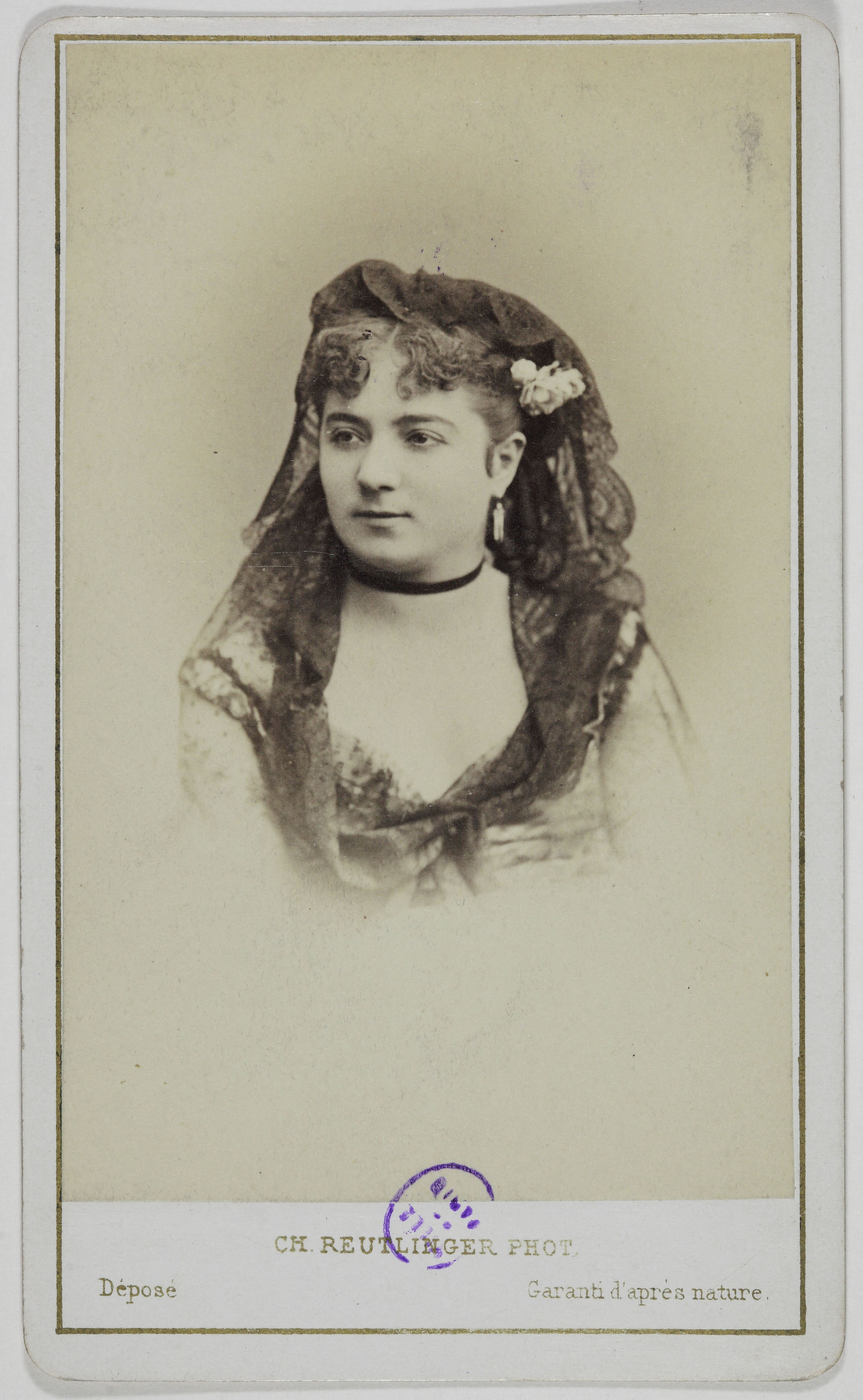 Charles Reutlinger, Portrait d'Aimée, (danseuse)