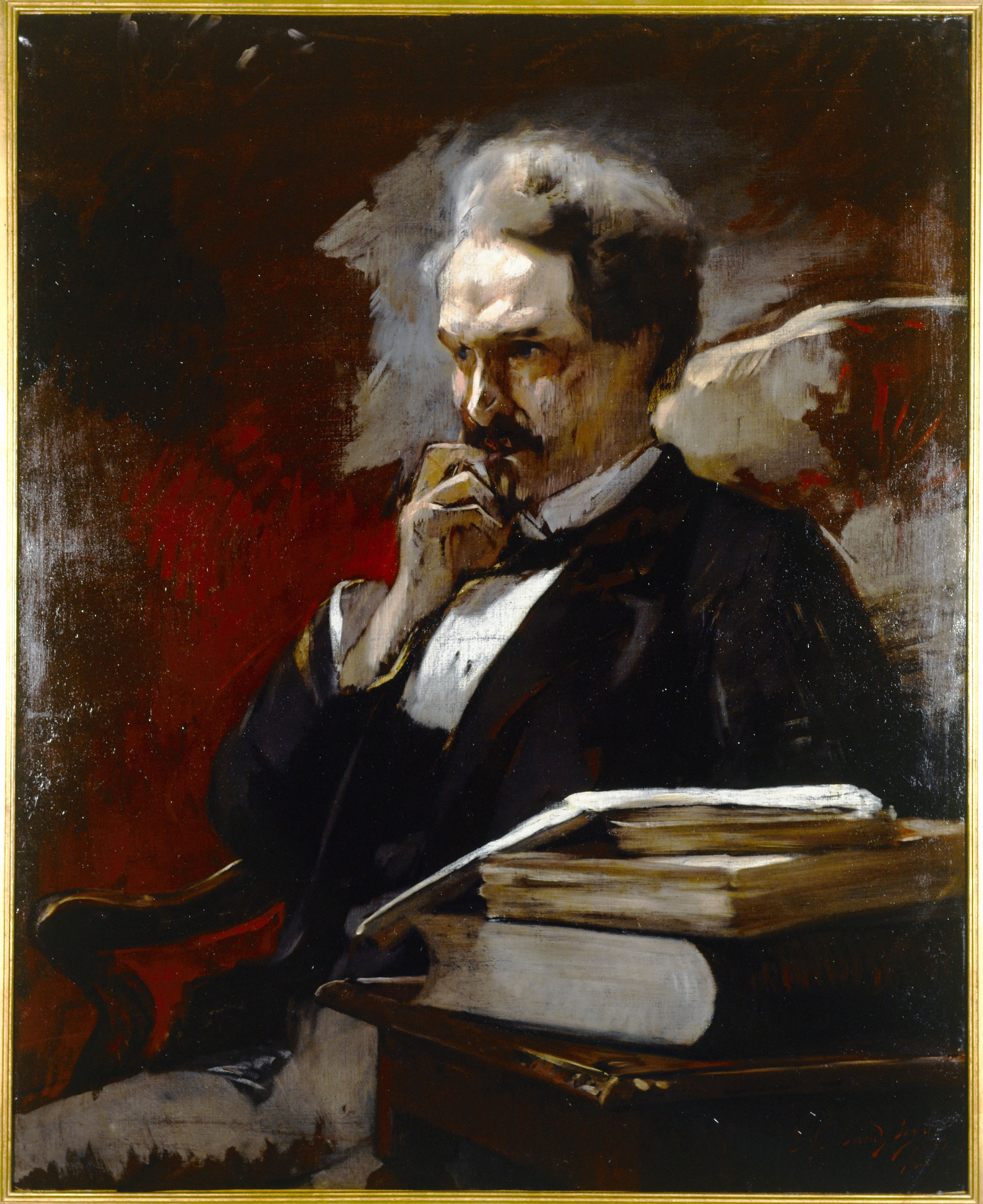 Auguste Baud-Bovy, Portrait d'Henri Rochefort (Victor-Henri, marquis de Rochefort-Luçay, dit), journaliste, homme politique et écrivain (1831-1913)
