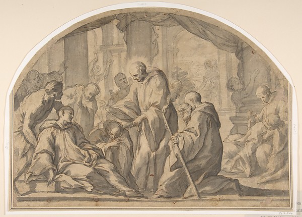 Andrea Sacchi, A Carthusian Saint Visiting the Plague Stricken