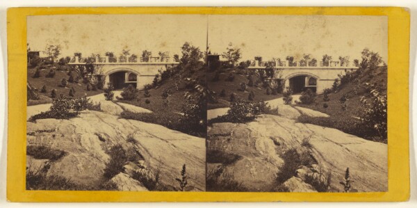 Edward and Henry T. Anthony & Co., A Visit to the "Central Park" in the Summer of 1863. Marble Arch. South-West Side.