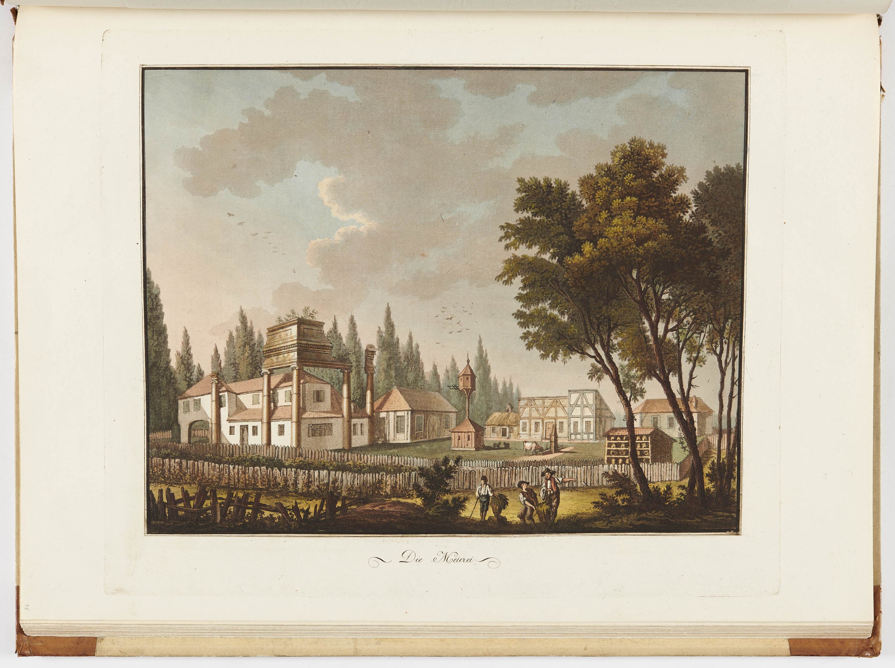 Johann Friedrich Frauenholz, "Die Meierei" in Hohenheim